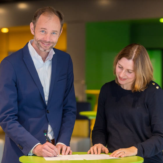 Ondertekening partnership Greendish