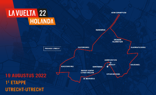 la vuelta bij Jaarbeurs - Route door utrecht