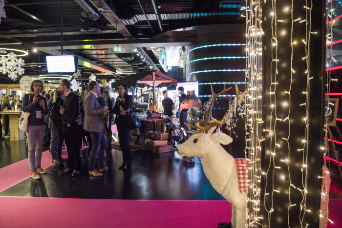 kerstfeest locatie - decoratie in betoverend thema