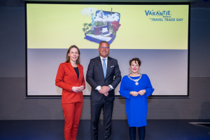 Vakantiebeurs 2024 met Jeroen van Hooff en burgermeester Sharon Dijksma