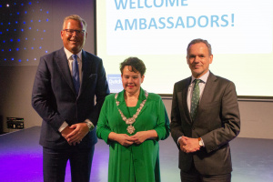 Jeroen van Hooff, Sharon Dijksma en Caspa Veldkamp