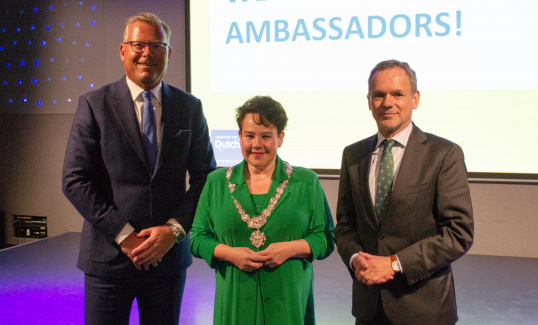 Jeroen van Hooff, Sharon Dijksma en Caspa Veldkamp