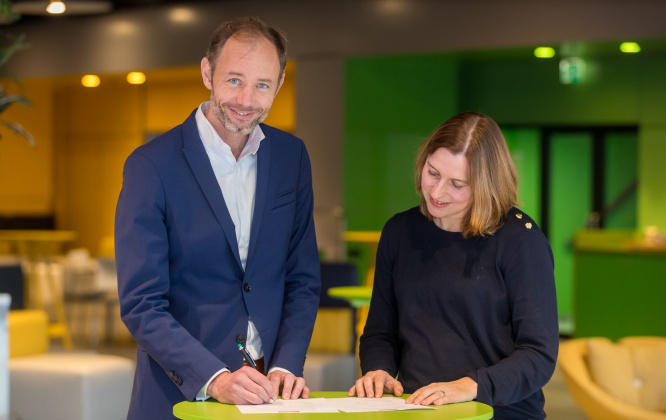 Ondertekening partnership Greendish