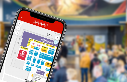 Jaarbeurs App navigatie